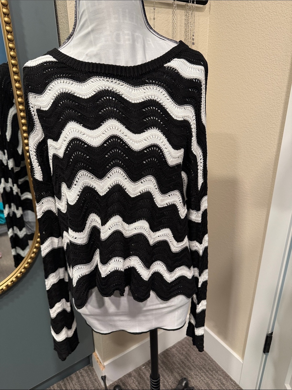 Beach Riot Chevron Top XL